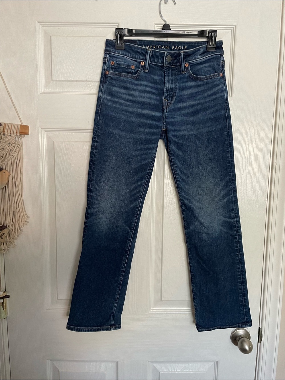 American Eagle Outfitters Airflex Men's Dark Blue Straight Jeans 26x28
